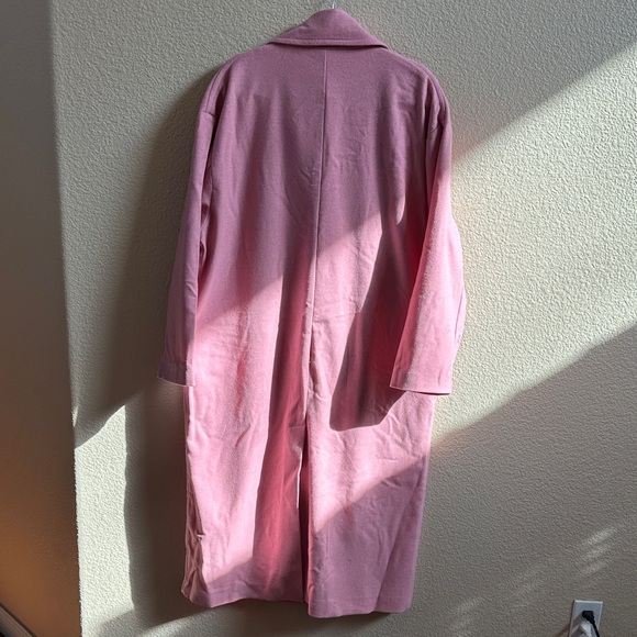 NWT Zara Blush Pink Trench Coat - Picture 5 of 6